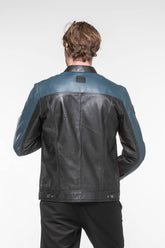 Steve McQueen Ellis 2 Leather Jacket Black Men